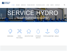 Tablet Screenshot of hydro.be