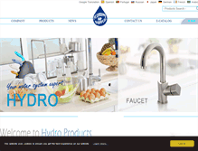 Tablet Screenshot of hydro.com.tw