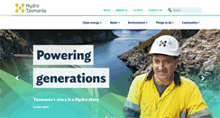 Desktop Screenshot of hydro.com.au