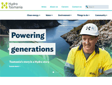 Tablet Screenshot of hydro.com.au